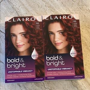 NEW 🆕 Clairol Bold & Bright Hair Color - R6 Intense Cherry